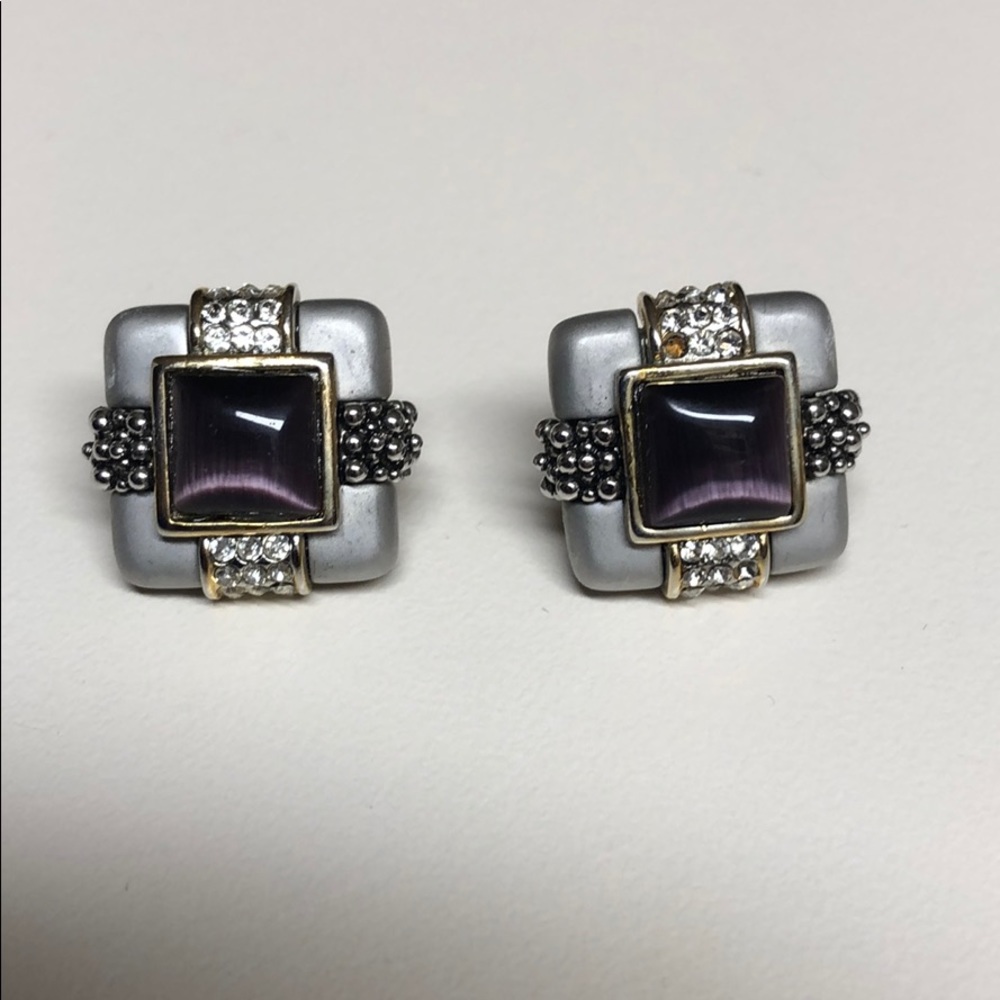 Two pair of Earrings - pierced